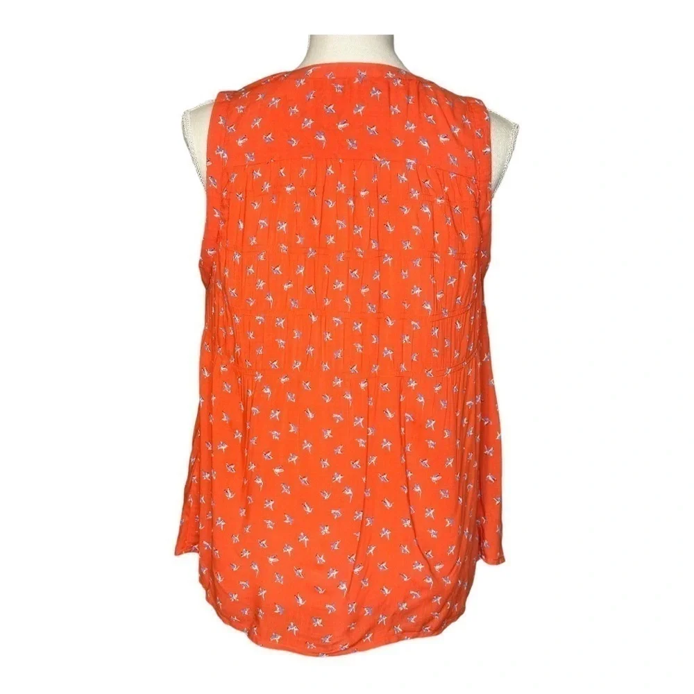 Maeve Anthropologie Red Sleeveless Top XS - Picture 3 of 6